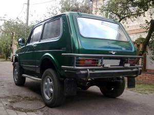 Фото установленного заднего кенгурятника на Ниву 2121, niva4x4.ru Фото установленного заднего кенгурятника на Ниву 2121, niva4x4.ru