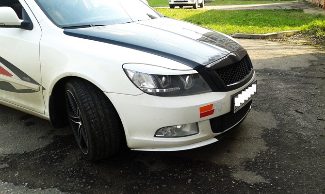 Реснички на переднюю оптику авто Реснички на переднюю оптику авто