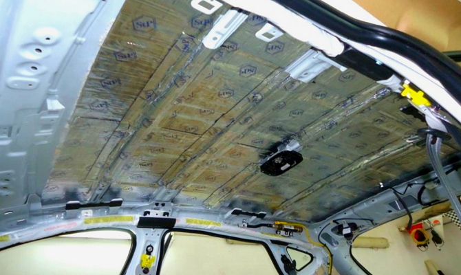 Шумоизоляция салона вибропластом Шумоизоляция салона вибропластом