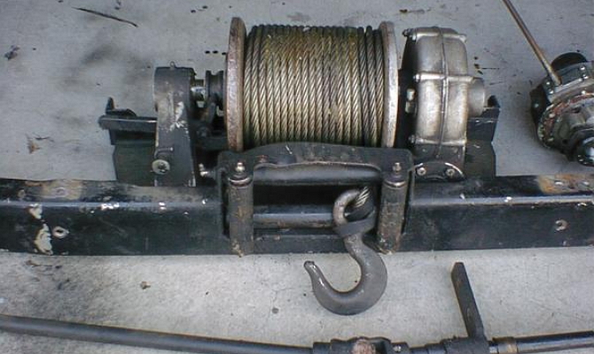 Механическая конструкция лебедки Механическая конструкция лебедки