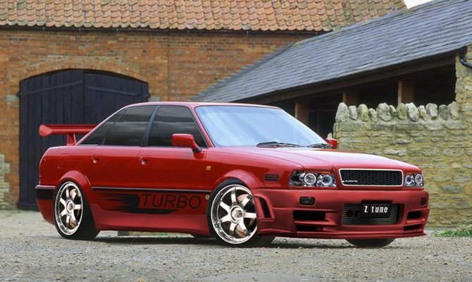 Тюнингованая Ауди А80