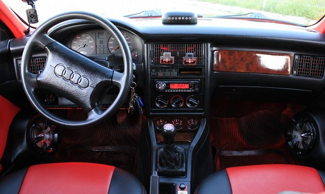 Тюнинг салона А80