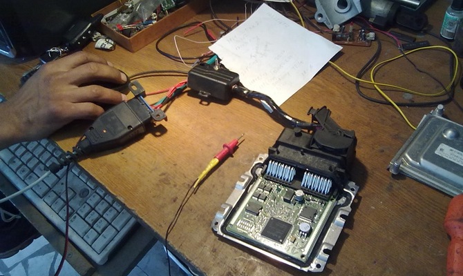 Замена прошивки блока управления мотором на Epica Замена прошивки блока управления мотором на Epica