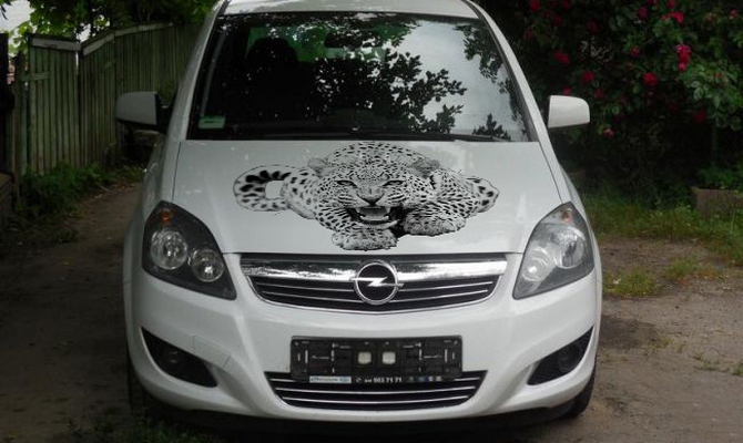 Оригинальные наклейки на кузов – прячем мелкие повреждения кузова Оригинальные наклейки на кузов – прячем мелкие повреждения кузова