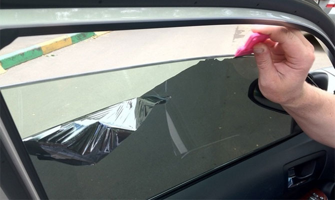 Механической метод демонтажа пленки Механической метод демонтажа пленки