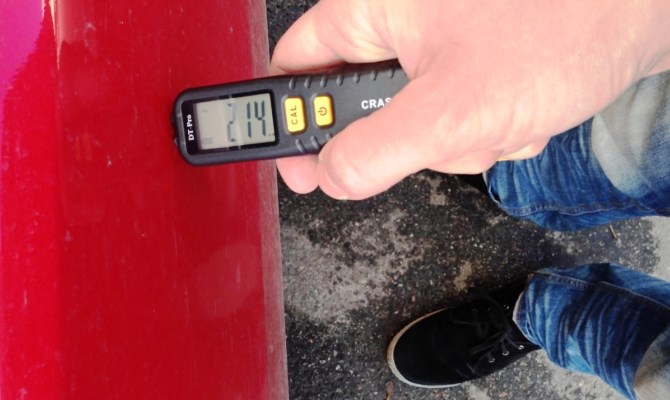 Вы можете найти на рынке и универсальный прибор, позволяющий определить толщину краски не только на металлических поверхностях, но и на других Вы можете найти на рынке и универсальный прибор, позволяющий определить толщину краски не только на металлических поверхностях, но и на других