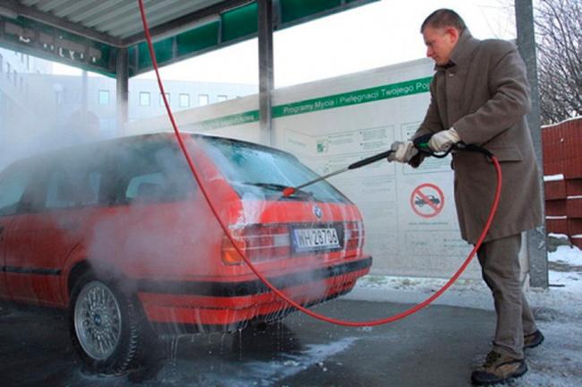 Мойка автомобиля в морозы Мойка автомобиля