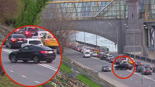 Пересечение двойной сплошной линии разметки дороги Пересечение двойной сплошной