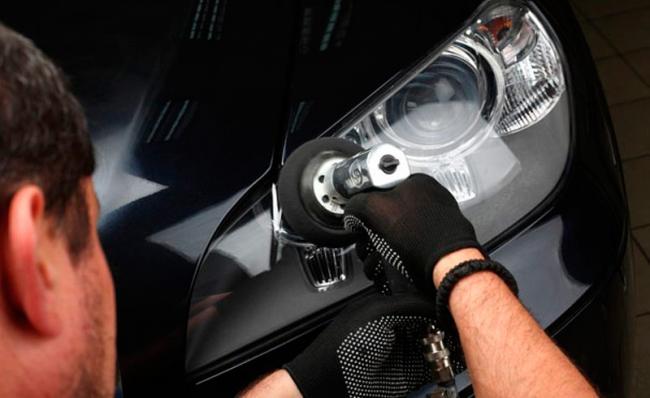 Полировка автомобильных фар Полировка