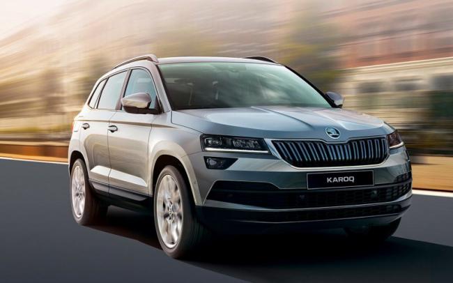 Представитель бренда Skoda Karoq Автомобиль Skoda Karoq