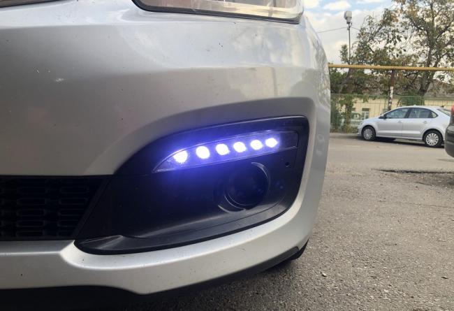 Установка гибких светодиодных ходовых огней своими руками Автомобиль с гибкими светодиодами