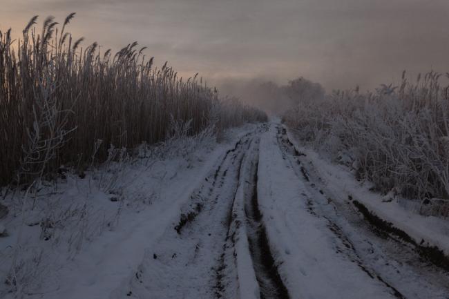 Колея зимой Колея зимой