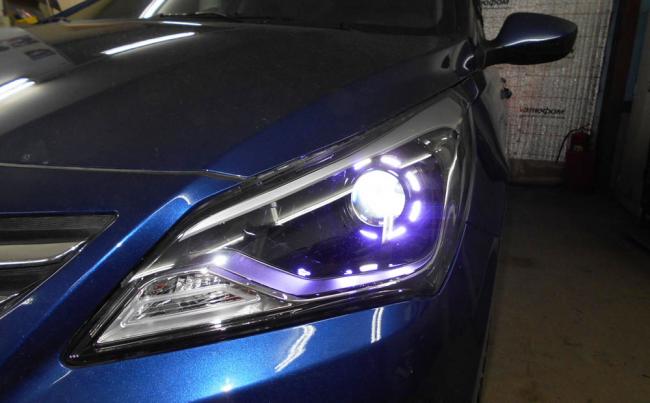 Биксеноновая оптика для машины Биксеноновая оптика для машины