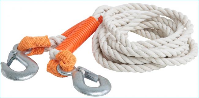 Буксировочный трос на основе корабельного каната Буксировочный трос на основе корабельного каната
