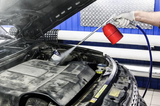 Чистка подкапотного пространства Чистка подкапотного пространства