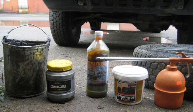 Что такое пушечное сало и как им обработать автомобиль Что такое пушечное сало и как им обработать автомобиль