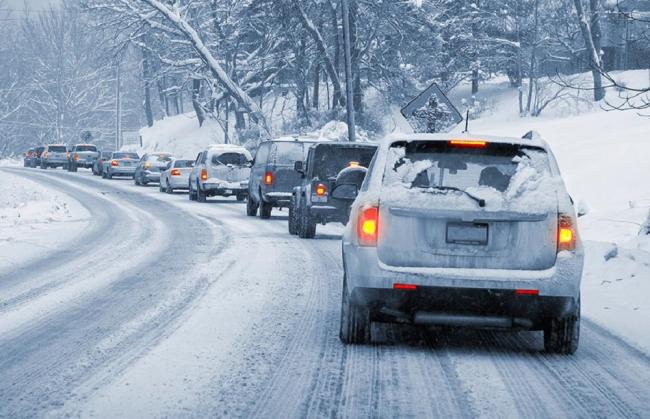 Соблюдение дистанции на зимней дороге Дистанция на зимней дороге