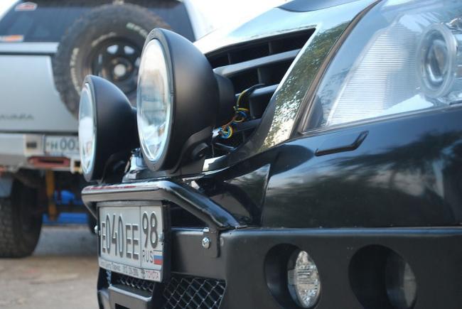 Дополнительные фары на автомобиле Дополнительные фары