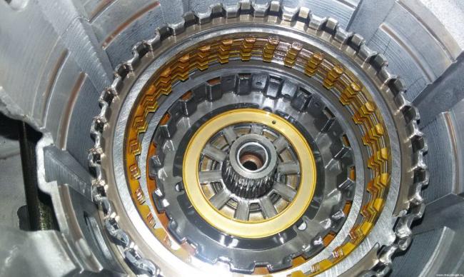 Фрикционы, расположенные внутри АКПП Nissan Фрикционы внутри АКПП