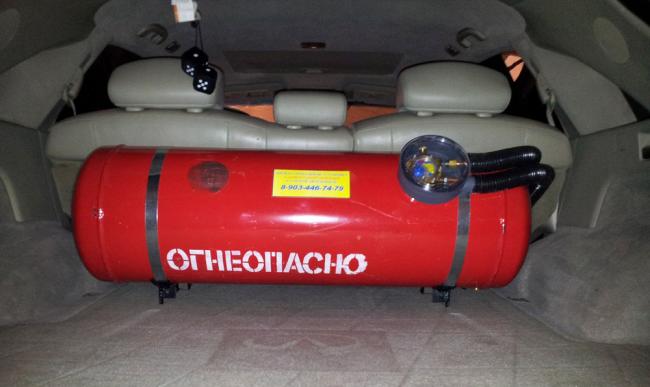 Газовый баллон для автомобиля Газовый баллон для автомобиля