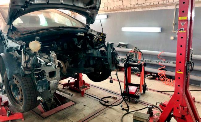 Механизм исправления геометрии кузова Исправление геометрии кузова