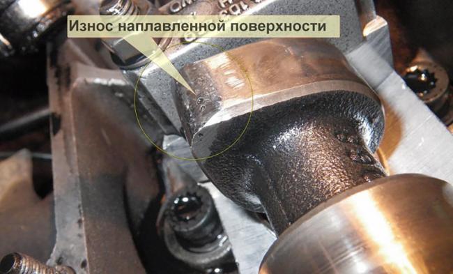 Износ распредвала Износ распредвала