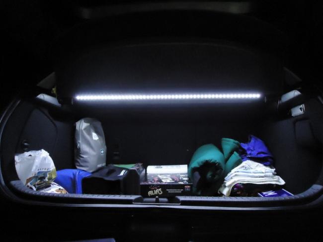 Диодная лента в багажник Как самостоятельно сделать подсветку