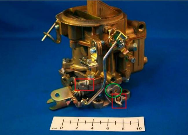 Регулировочные винты карбюратора К126г Карбюратор к126г регулировочные винты