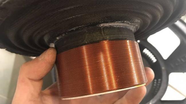 Неисправности звуковой катушки автомобильного динамика Катушка автомобильного динамика