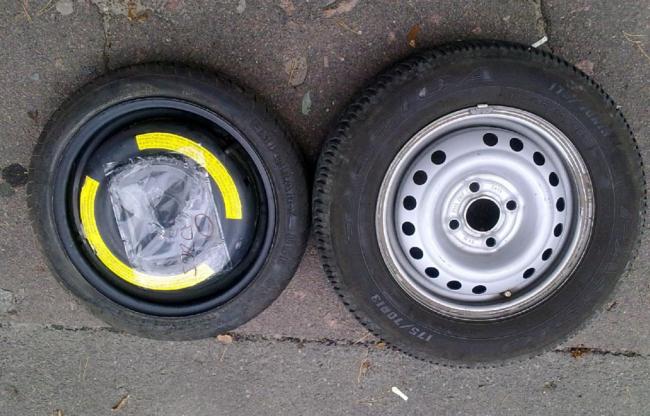 Колесо докатка для автомобиля Колесо докатка для автомобиля