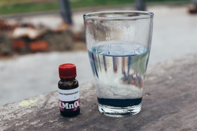 Использование марганцовки для определения качества бензина Марганцовка для определения