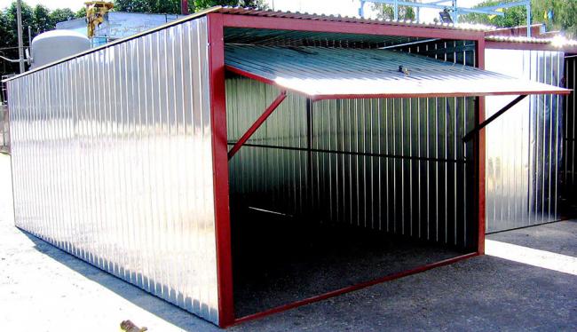 Металлический листовой гараж Металлический листовой гараж