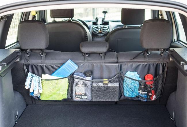 Хранение вещей в автомобиле в накидке на сиденьях Накидка для сидений в багажнике