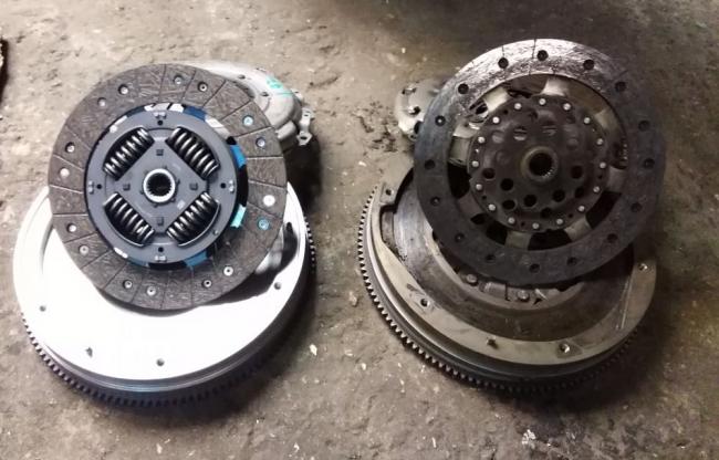 Разница между dmf и одномассовым маховиком Одномассовый маховик и двухмассовый