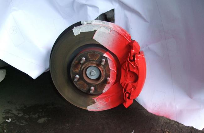 Окрашивание суппорта авто Окрашивание суппорта авто