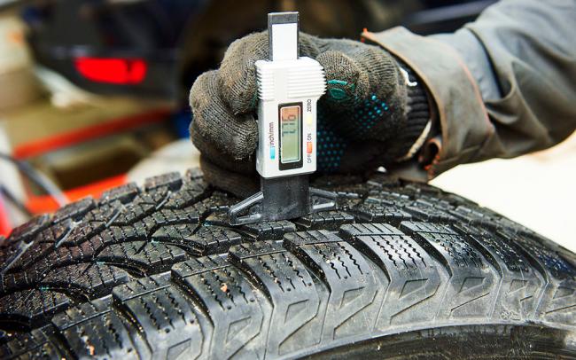 Неравномерный износ шин Опасность езды при изношенных шинах