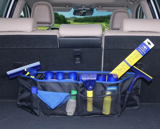 Органайзер, сделанный своими руками Открытый багажник с органайзером