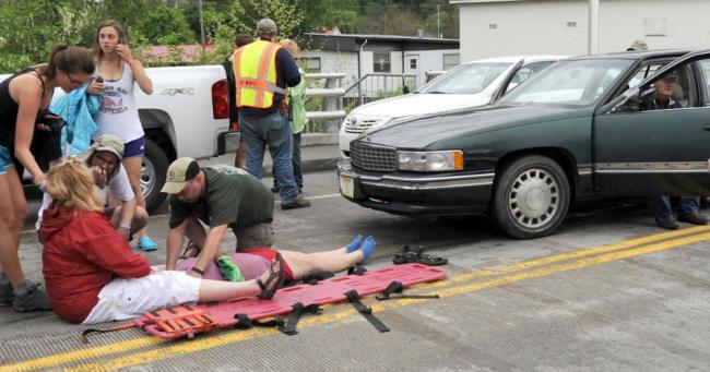 Первая помощь пострадавшим при ДТП Первая помощь