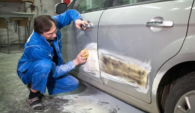 Подготовка автомобиля к покраске Подготовка автомобиля к покраске