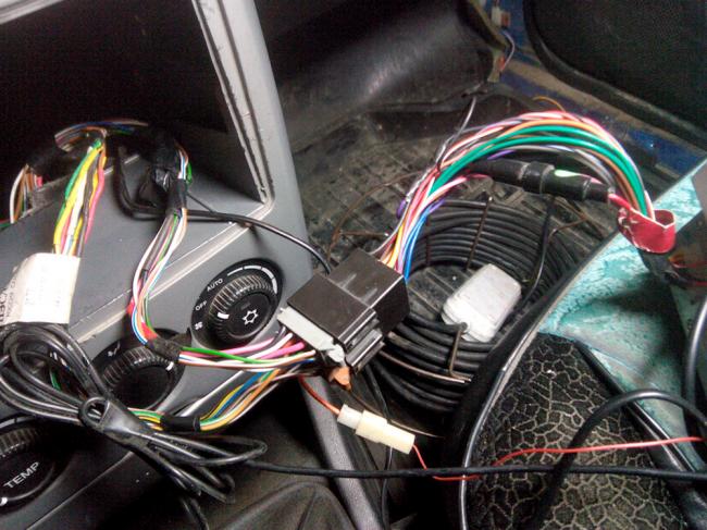 Подключение ISO разъема к мультирулю Подключение ISO разъема