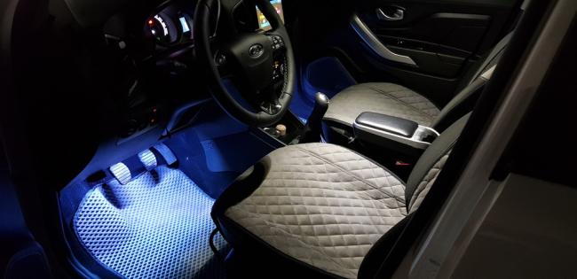 Подсветка ног в автомобиле Подсветка ног в автомобиле