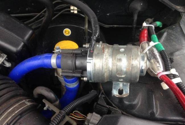 Установка дополнительной помпы Помпа на печке в машине