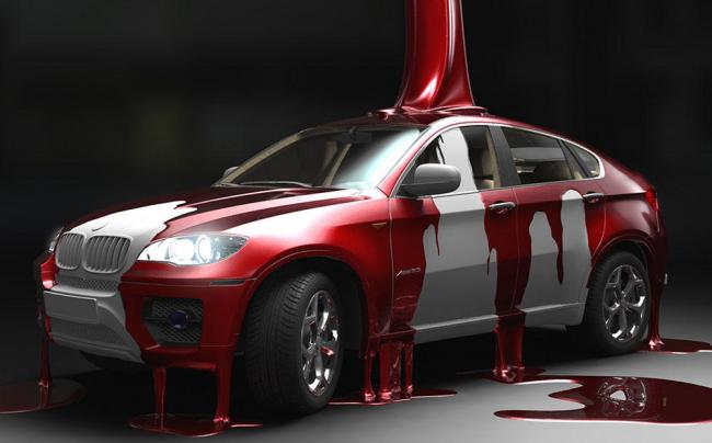 Нанесение краски ксералик Нанесение краски ксералик