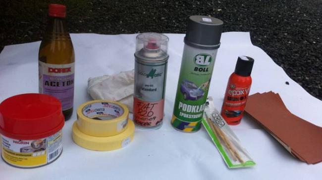 Материалы и инструменты для обработки металлических поверхностей преобразователем ржавчины Преобразователь и материалы