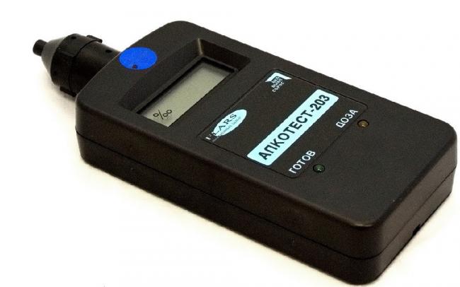 Внешний вид прибора типа Алкотест 203 Прибор Алкотест 203