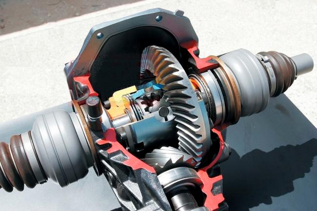 Фотография главной передачи Принцип действия гипоидной передачи