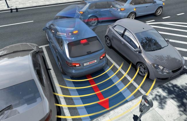 Процесс автоматической парковки Процесс автоматической парковки