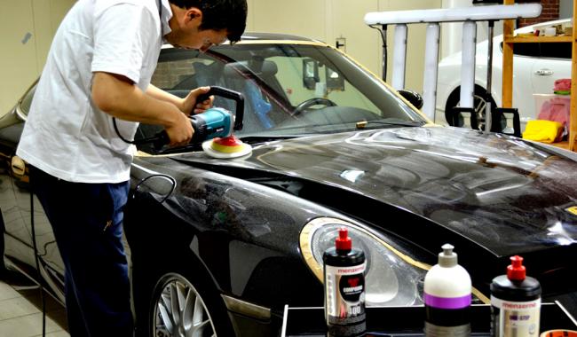 Особенности полировки кузова Работа над кузовом