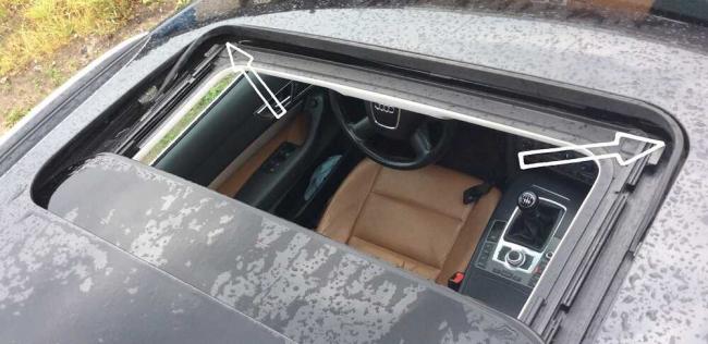 Дренажные отверстия на люке машины Расположение дренажа в люке автомобиля