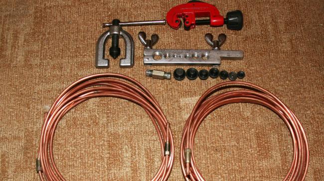 Развальцовка тормозной трубки Развальцовка тормозной трубки